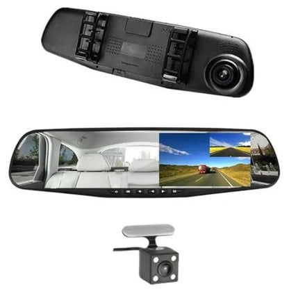 Vehicle Blackbox DVR with Full 1080 HD Touch Screen Rear View Camera
