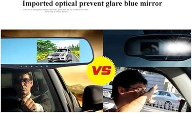 Vehicle Blackbox DVR with Full 1080 HD Touch Screen Rear View Camera